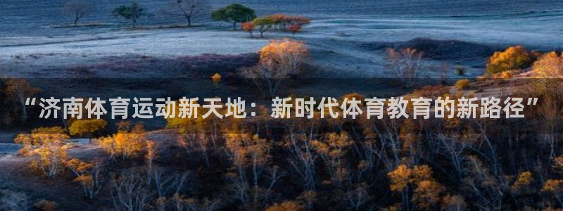 公海赌赌船官方正版app集团简介：“济南体育运动新天地：新时